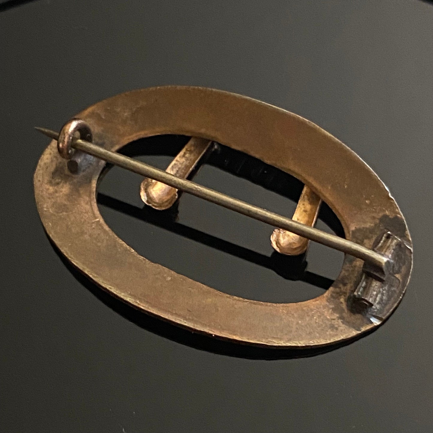 Victorian Gold Filled Buckle Brooch