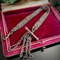 Antique Georgian Cut Steel Bead Watch Fob Chain