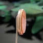 Antique Edwardian Rolled Gold Oval Goldstone Stick Pin