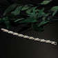 Vintage Art Deco Retro Pot Metal Rhinestone Bracelet 7.5"