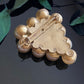 Antique Vintage Large Faux Pearl Cluster Brooch