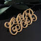 Antique Victorian Monogram C.G.G.B. Initials Cutout Brooch
