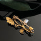 Antique 10k Gold Pearl & Mine Cut Diamond Art Nouveau Flower Pin Brooch