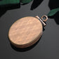 Antique Victorian Gold Filled Pink Paste Lyre Oval Fob Locket