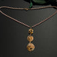 Vintage Bakelite Flower Drop Bead Necklace