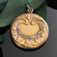 Antique W&H Co Art Nouveau Gold Filled Paste Repousse Locket