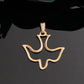 Vintage Gold Filled Dove Cutout Pendant