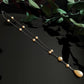 Antique Vintage Sterling Silver Glass Pearl Drop Necklace 16"