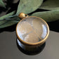 Vintage Lucky Four Leaf Clover Lucite Bobble Fob Charm