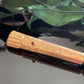 Antique Victorian Gold Filled Rose Cut Garnet Hollowware Torch Brooch