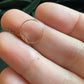 Vintage 10k Gold Baby Ring on Gold Plated Krementz Chain Necklace 18”