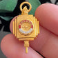 Vintage Enamel Pocono High School Key Charm Pendant