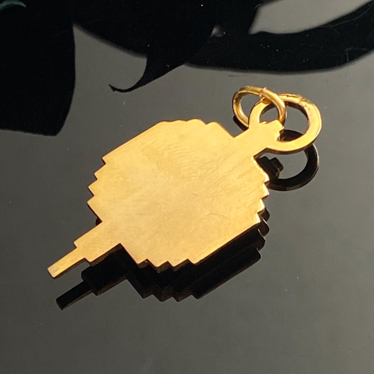 Vintage Enamel Pocono High School Key Charm Pendant