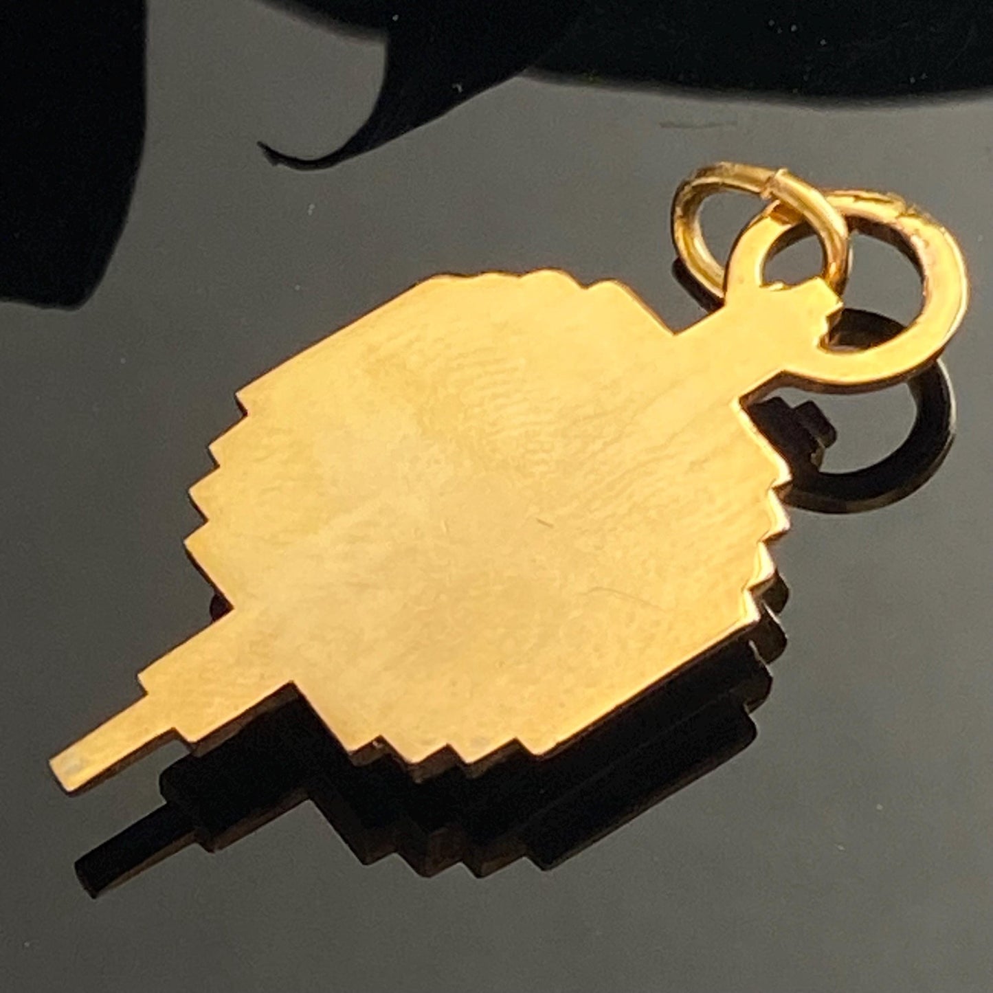 Vintage Enamel Pocono High School Key Charm Pendant