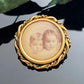 Victorian Edwardian Antique Children Photograph Pin