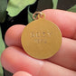 Vintage Gold Filled Enamel National Secretaries Association NSA Disc Charm Pendant