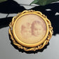Victorian Edwardian Antique Children Photograph Pin