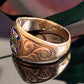 Antique Rolled Gold Allsopp Bros Enamel Independent Order of Foresters Signet Ring Size 9