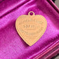 Antique Gold Filled "Remembrance of My First Communion" Engraved Heart Charm Pendant