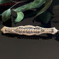 Vintage Art Deco Rhinestone Filigree Bar Pin Brooch