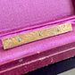 Vintage Gold Filled Engraved Floral Turquoise Bar Pin Brooch