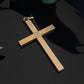 Antique Vintage Etched Gold Filled Cross Pendant