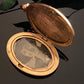 Antique Edwardian Gold Filled Oval Engraved Scrollwork Monogram Locket