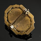 Antique Vintage Art Deco Petite Red Celluloid Cameo Pin Brooch