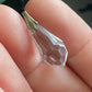 Vintage Small Faceted Glass Prism Pendant