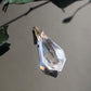 Vintage Small Faceted Glass Prism Pendant