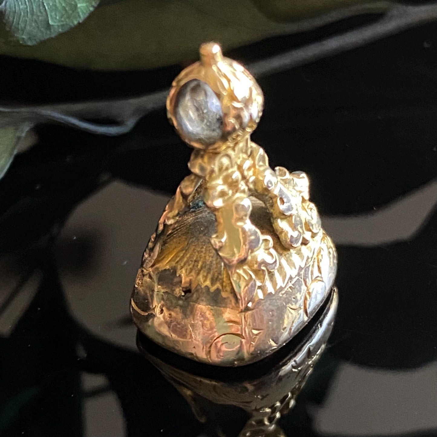 Antique Georgian Victorian Carnelian Fob Charm