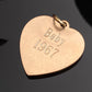 Vintage Mid Century Mother With Love Heart Charm Pendant
