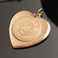 Vintage Mid Century Mother With Love Heart Charm Pendant