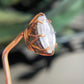 Antique Vintage Gold Filled Reverse Intaglio Virgin Mary Stickpin