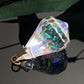 Vintage Aurora Borealis Crystal Prism Pendant