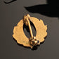 Tiny Vintage Gold Filled Seed Pearl Wreath Pin