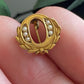 Tiny Vintage Gold Filled Seed Pearl Wreath Pin