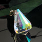 Vintage Aurora Borealis Crystal Prism Pendant
