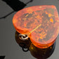 Vintage Amber Heart Pendant