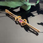 Antique Pin Paste Gold Plated Long Bar Pin Brooch