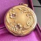 Vintage Bugbee & Niles 1/10th Gold Filled Floral Repousse Locket