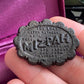 Antique Victorian Black Mizpah Brooch