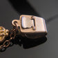 Antique Gold Filled Bates & Bacon Monogram Wax Seal Fob Vest Clip Watch Chain