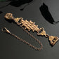 Antique Gold Filled Bates & Bacon Monogram Wax Seal Fob Vest Clip Watch Chain
