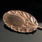 Antique Victorian Gold Filled Oval Black Monogram Stickpin